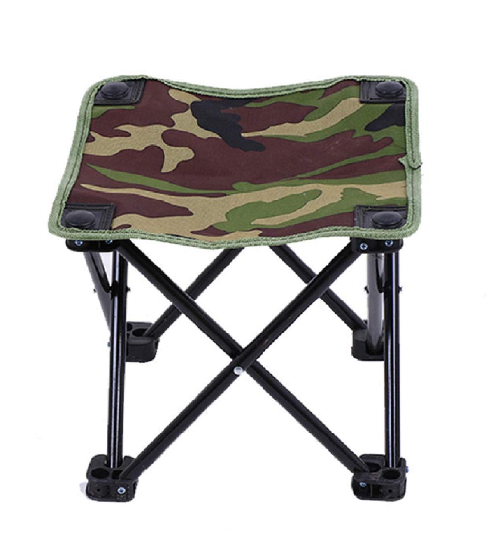ANKINGART Camping Stool, Portable Folding Stool for Outdoor Walking Hiking Fishing 130KG Capacity (L)