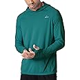 Willit Men's Sun Shirts UPF 50+ Rash Guard Long Sleeve Sun Protection Hoodie SPF UV Fishing Lightweight Athletic Running