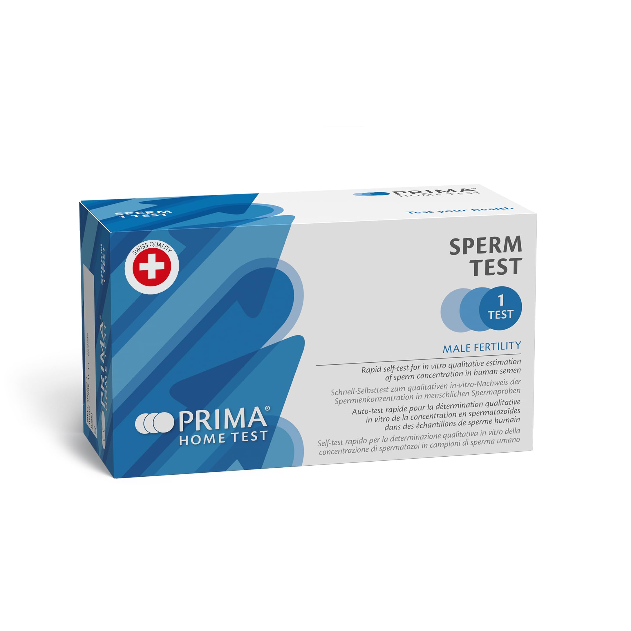PRIMA Sperm Concentration Home Fertility 2 Minute Test