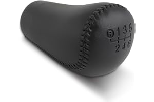 GoaMotors 6 Speed Leather Manual Gear Shift Knob for Toyota for Tacoma 2005-2015, Black