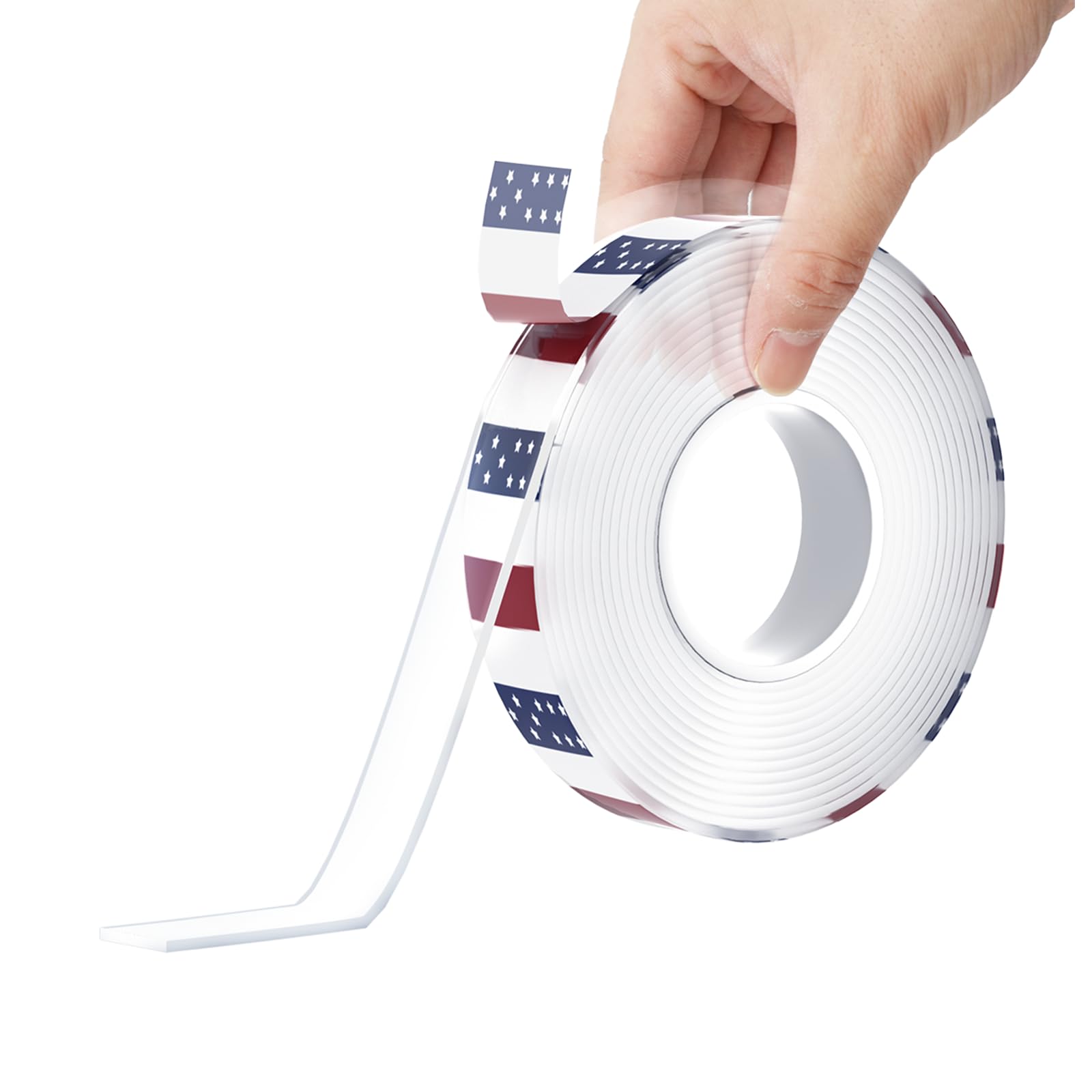 Photo 1 of Lancord Double Sided Tape Heavy Duty (10FT), Multipurpose Clear Mounting Tape Two Sided Nano Tape Adhesive Gel Grip, Removable Strong Sticky Transparent Wall Poster Tape (10FT x 1/2" x 0.07")