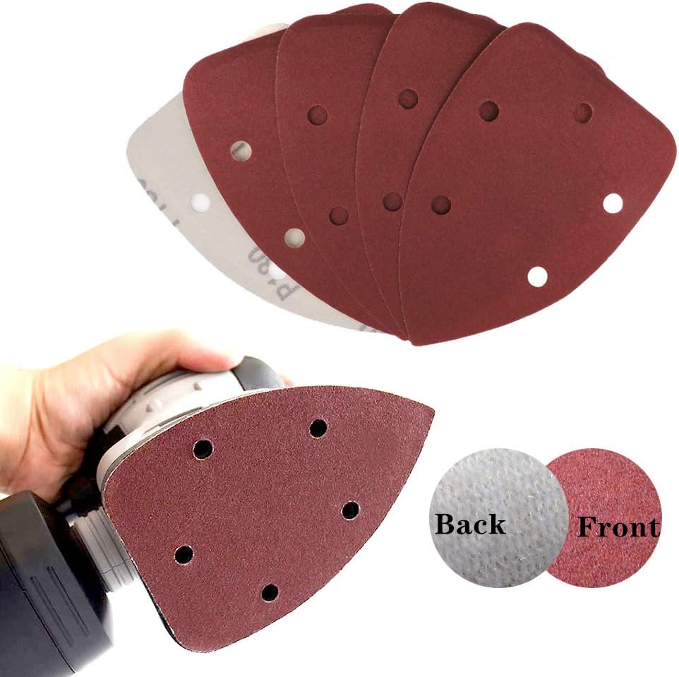 Mouse Sandpaper 72Pcs Mouse Detail Sandpaper Sanding Sheets Hook and Loop Mouse Sandpaper 800/1000/1200/1500/2000/3000 Grits - - 