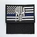 SpaceAuto USA American Flag Skull Military Army Tactical Morale Badge Hook & Loop Decorative Patch 3.15
