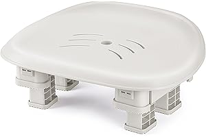 Watayo Adjustable Hot Tub Seat - Non-Slip Weighted Spa Seat Cushion - Hot Tub Booster Seat for Inflatable Hot Tub Spa Accessory Indoor & Outdoor