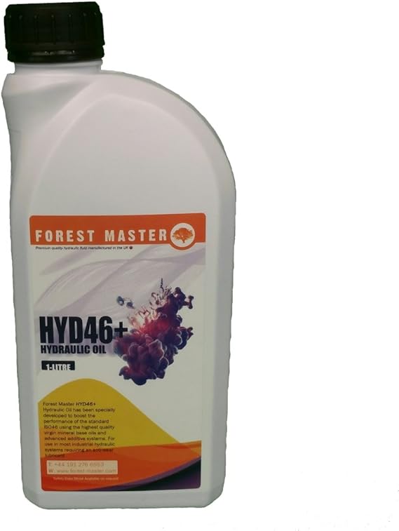 FOREST MASTER HYDRAULIC FLUID FOR ELECTRIC HYDRALIC LOG SPLITTERS ISO 46 OIL 1 & 5 LITRES (1