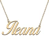HUAN XUN Customized Custom Simple Any Name Necklace