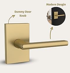 Mega Handles Dummy I Lever Door Lock Handle Set for