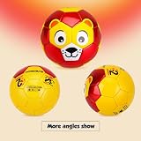 U&C Planet Toddler Soccer Ball Size 2 Mini Football Kids 5.9 in with Pump view 5