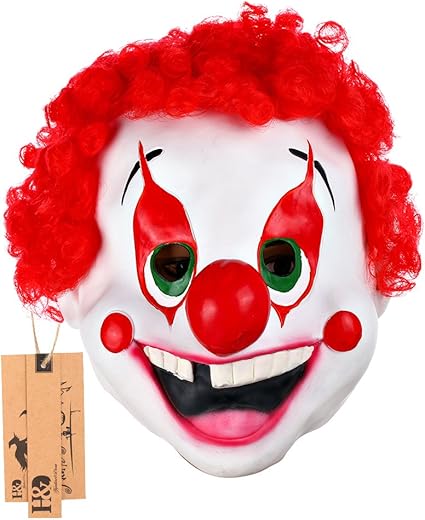 Amazon Com Scary Clown Mask Halloween Party Costume Decorations