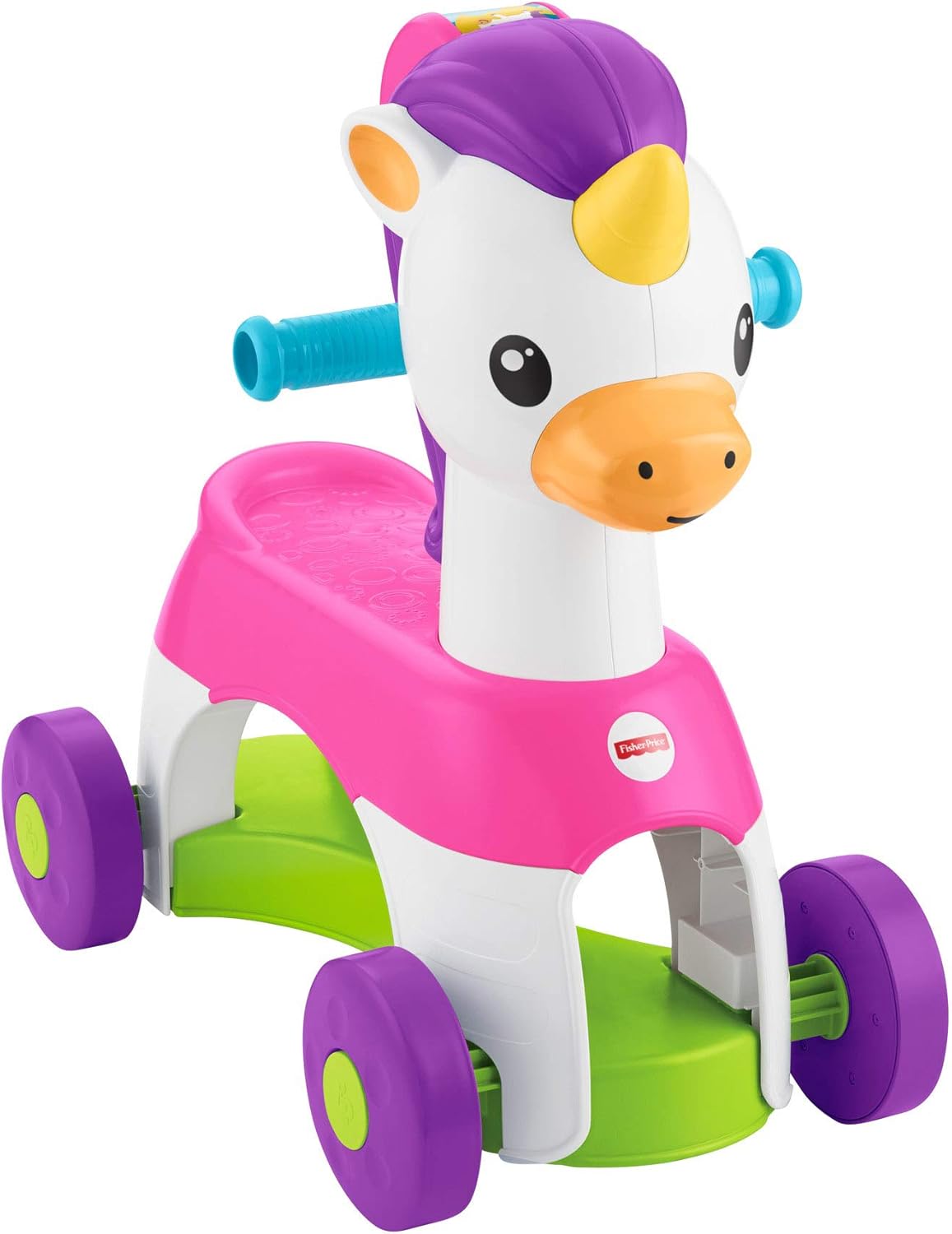 fisher price push and flutter unicorn