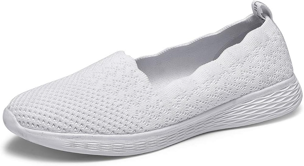white slip on loafers