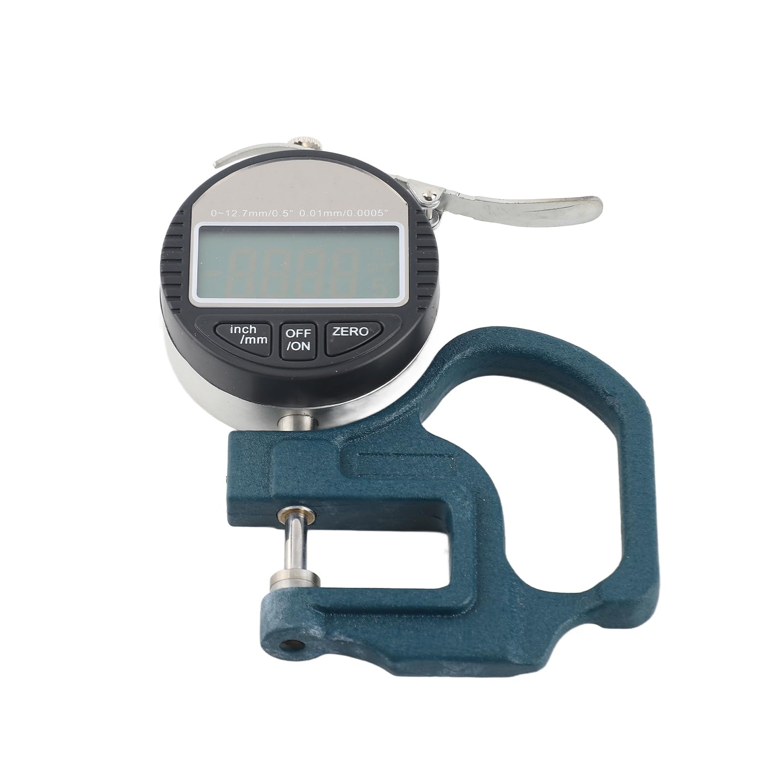TOPINCN Digital Thickness Gauge Lcd Display Paper Leather Cloth Sponge Wire Measurement Tool 0-12.7Mm Measuring Range, 0.01Mm Accuracy