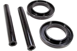 BBK PERFORMANCE BBK 2545 Coil Spring Isolator Kit - Front - Polyurethane for Ford Mustang Black