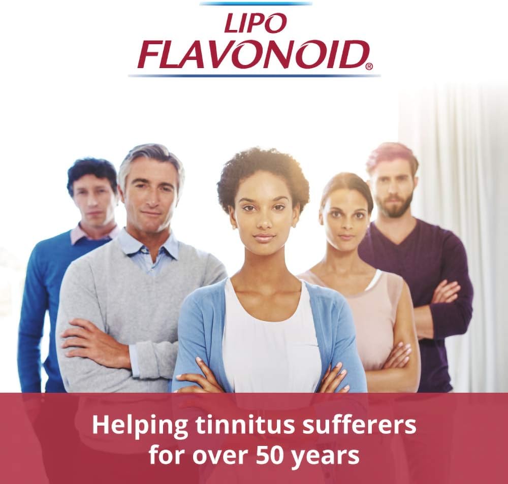 Lipo-Flavonoid Plus Ear Health Supplement | 100 Caplets | #1 ENT Doctor Recommended for Ear Ringing | Most Effective Over the Counter Tinnitus Treatment: Health & Personal Care