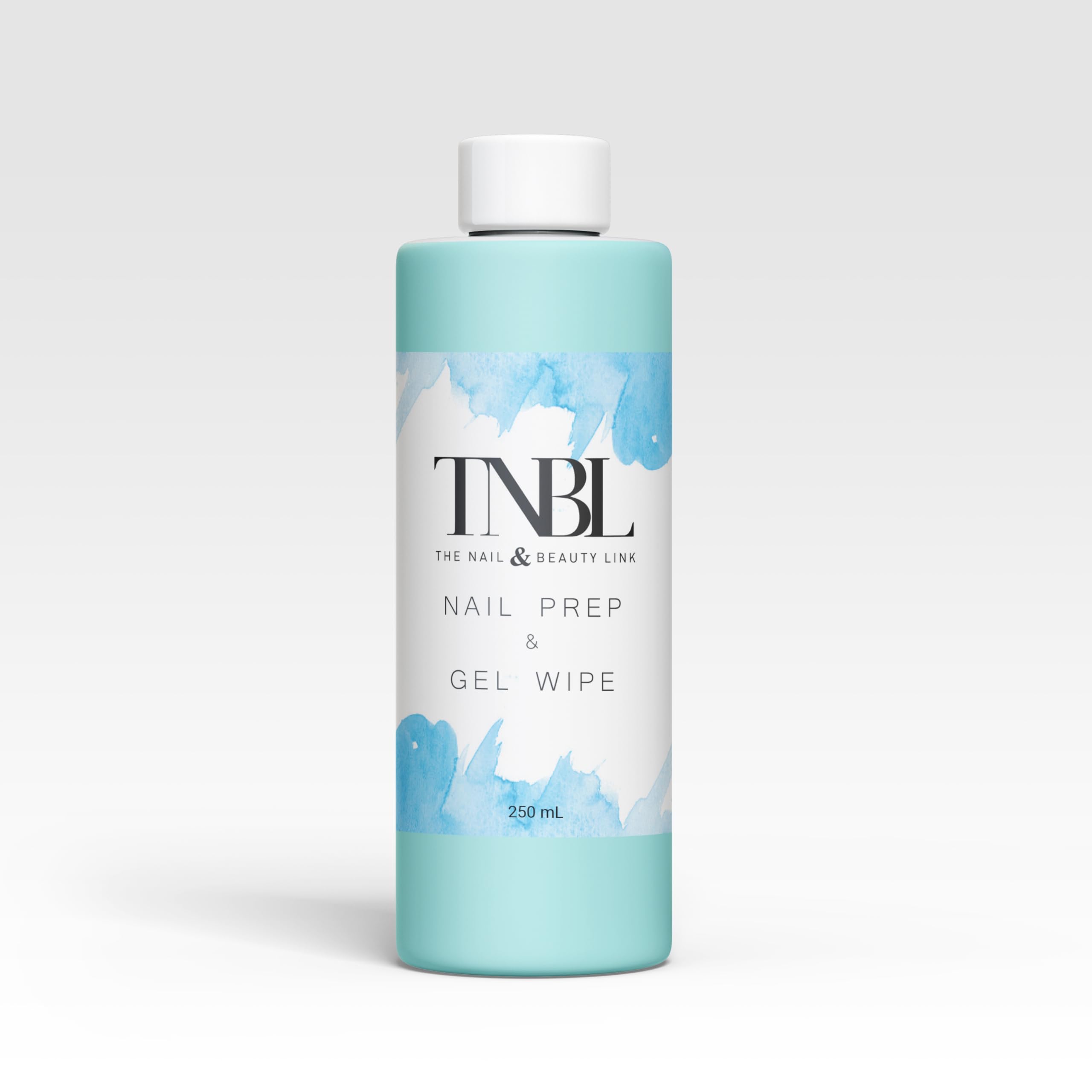 TNBL Nail Prep + Gel Wipe Salon Professional Quality Gel Polish Residue Cleaner Remover Preparation & After Care, Multi-Purpose for Sanitising Nail Plate & Removing Stickyness … (250ML)