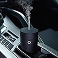 USB Diffuser for Essential Oils, Car Air Fresheners Fragrance Humidifiers, USB Powered Portable Cool Mist Ultrasonic Humidifiers for Car Home Office Bedroom (Plain Black)