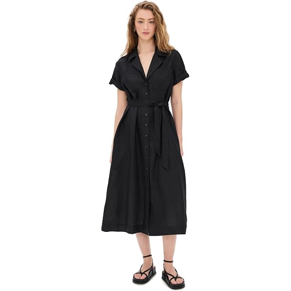 staud mini vincent dress black STAUD Mini Vincent Dress