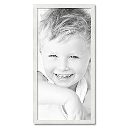 ArtToFrames 18x37 Inch White Picture Frame, This