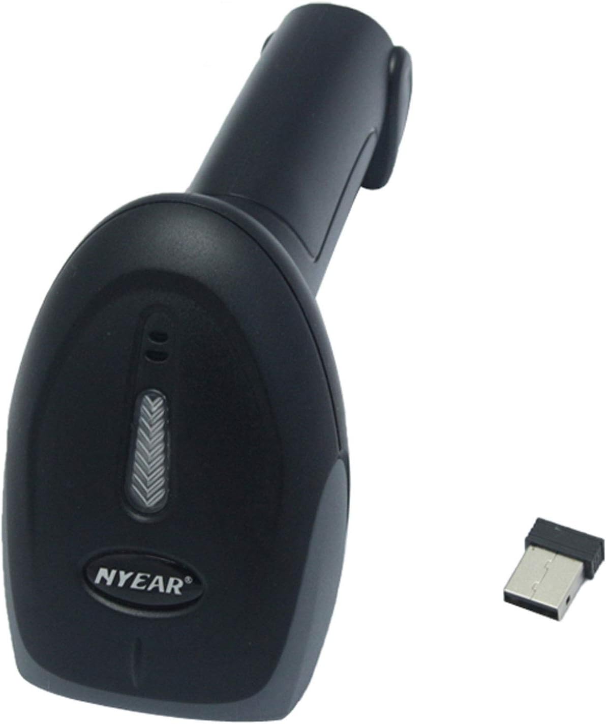 NYEAR Barcode Scanner Wireless Automatic 1d Barcode Scanner Wireless USB Cordless 1D Automatic Barcode Reader Handhold Bar Code Scanner with USB Receiver Work With Windows,Cashier, Mac ,NT100-H26