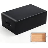 Murago Pilates Box, Pilates Reformer Box, Black | Vegan Leather Cover, Foam Padding with Wood Frame, for Home or Studio Workout