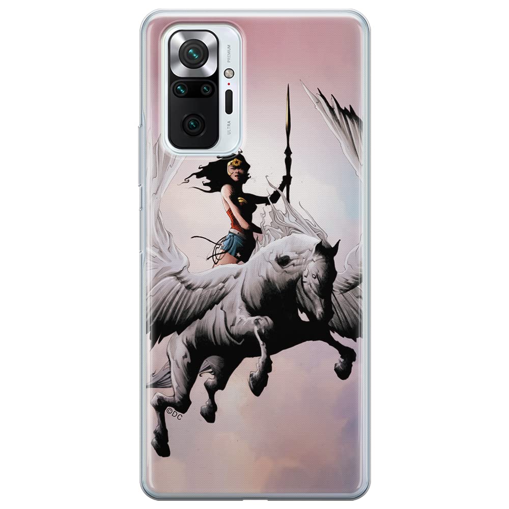 ERT GROUP mobile phone case for Xiaomi REDMI NOTE 10 PRO original and officially Licensed DC pattern Wonder Woman 002 optimally adapted to the shape of the mobile phone, case made of TPU