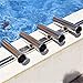 4 Tubes Links Fishing Rod Holders Rack Rests,Rod Rack Pod Polished Stainless Steel Wall Mounted Fishing Rod Holders for Boat Marine Sporting