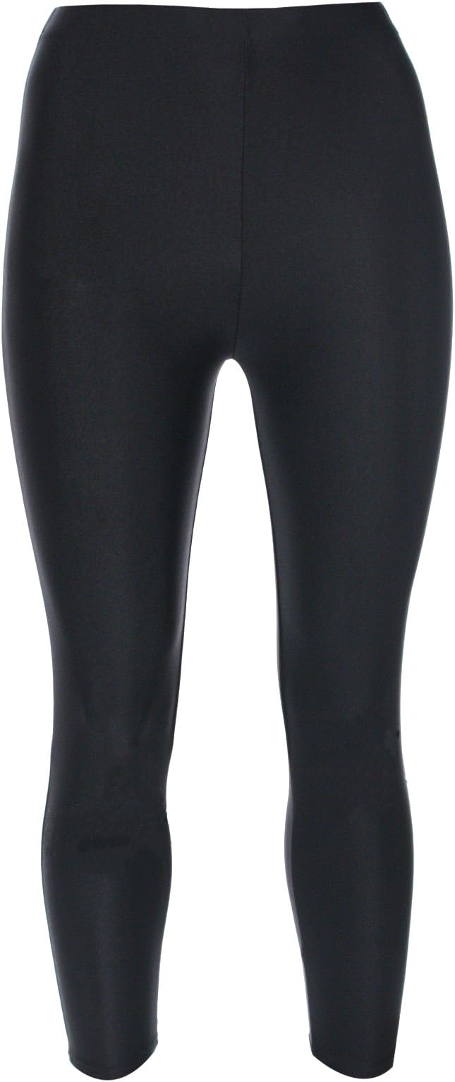GIRLS LEGGINGS SHINY LYCRA LEOTARD DANCE SWIMMING STRETCHY GYMNASTICS BALLET 3-14 YRS