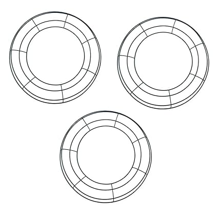 Tatoko 14 Inch Metal Wreath Frame Ring Round Diy Macrame Floral