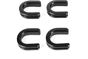 TCMI Harley Luggage Rack Side Plate mounting Bracket Grommet Fits for Harley Touring Sissy Bar Backrest 1987-2025 (Black#4)