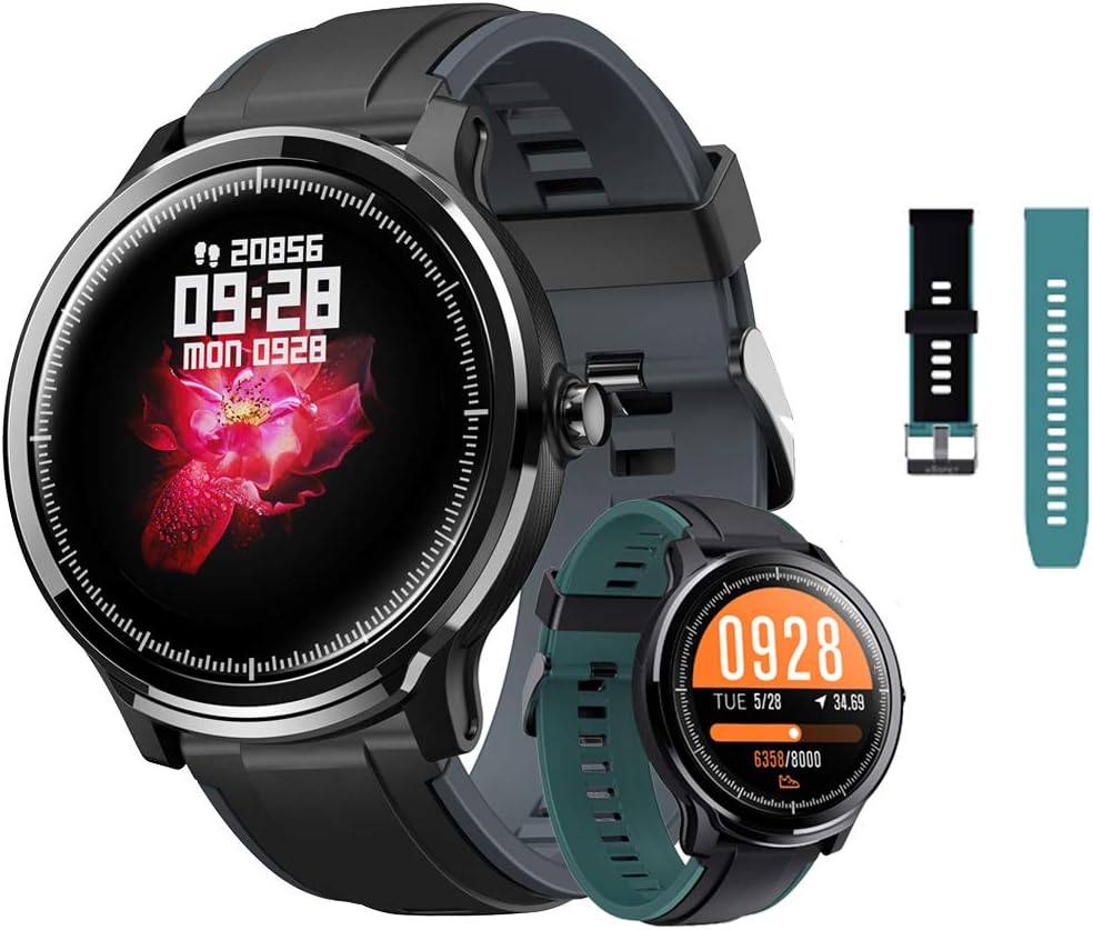Kospet PROBE Smartwatch IP68 Impermeabile Bluetooth Fitness Tracker Monitor di impulsi Monitor del sonno Monitor di pressione sanguigna esecuzione Pedometro Sport per IOS/Android (green)