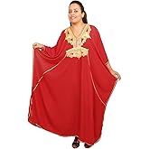 Moroccan Caftan Women Plus size Hand Made Caftan with Embroidery XXL
