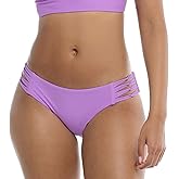 Body Glove Womens Smoothies Ruby Solid Bikini Bottom Swimsuit