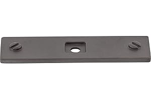 Top Knobs TK741SAB Barrington Collection 3" Channing Backplate, Sable