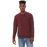 Bella + Canvas Unisex Sponge Fleece Crewneck Sweatshirt 2XL MAROON