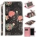 Urvoix for iPhone 7 Plus / 8 Plus Case, Card Holder Stand PU Leather Wallet Case - Painted Lanyard Flip Cover for iPhone 7 Plus / 8 Plus (5.5