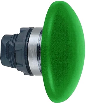 Schneider ZB5AR316 Frontelem, grün Ø60 f. Pilzdrucktaster Ø22 ohne Rastung