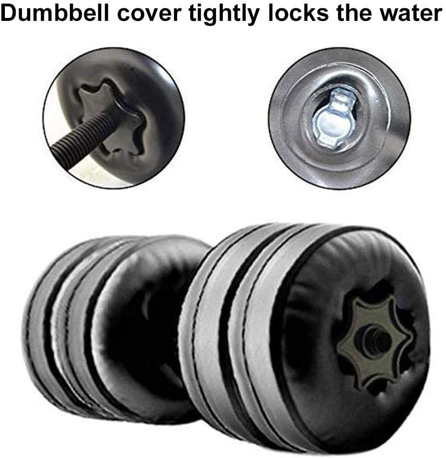 Ladeyi Water-Filled Dumbbells Travel Dumbbells Adjustable Water Fillable Dumbbells Set for Men and Women Max Up to 20KG Portable Bodybuilding Exercise Equipment Ness Gift for Family