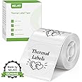 Thermal Labels for Nelko PM220 Label Maker, 2 inch (50mm) Round Thermal Label, Waterproof, Multi-Purpose Label Tape, 1 Roll of 150 Self-Adhesive Thermal Paper (Transparent), TP50x50x150