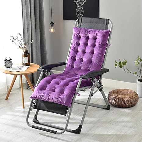 Amazon Co Jp 長い椅子クッション 屋内屋外パティオ長椅子ロングクッション 厚く 洗える 関係 ソフト ラウンジ チェア クッション シートクッション クッションのみ パープル 130x50x10cm 51xx4inch ホーム キッチン