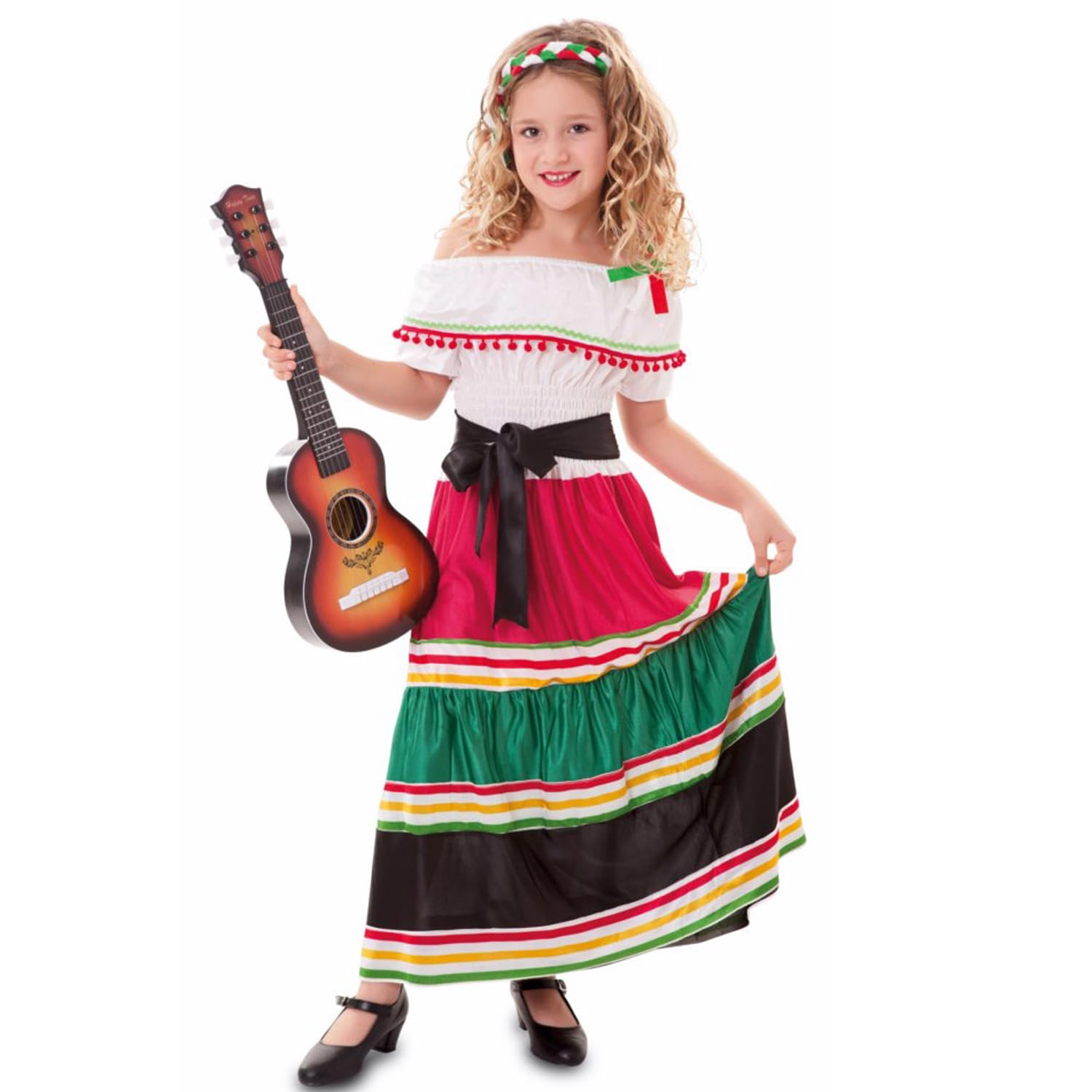 Fyasa Mexican Girl Fancy Dress Costume For 7 To 9 Years