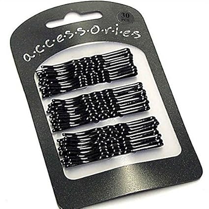 Amazon Com 30 Extra Long Black Traditional Kirby Hair Grips