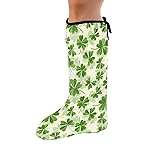 Luarisgur Green Leg Cast Cover Leaves Foot Cast