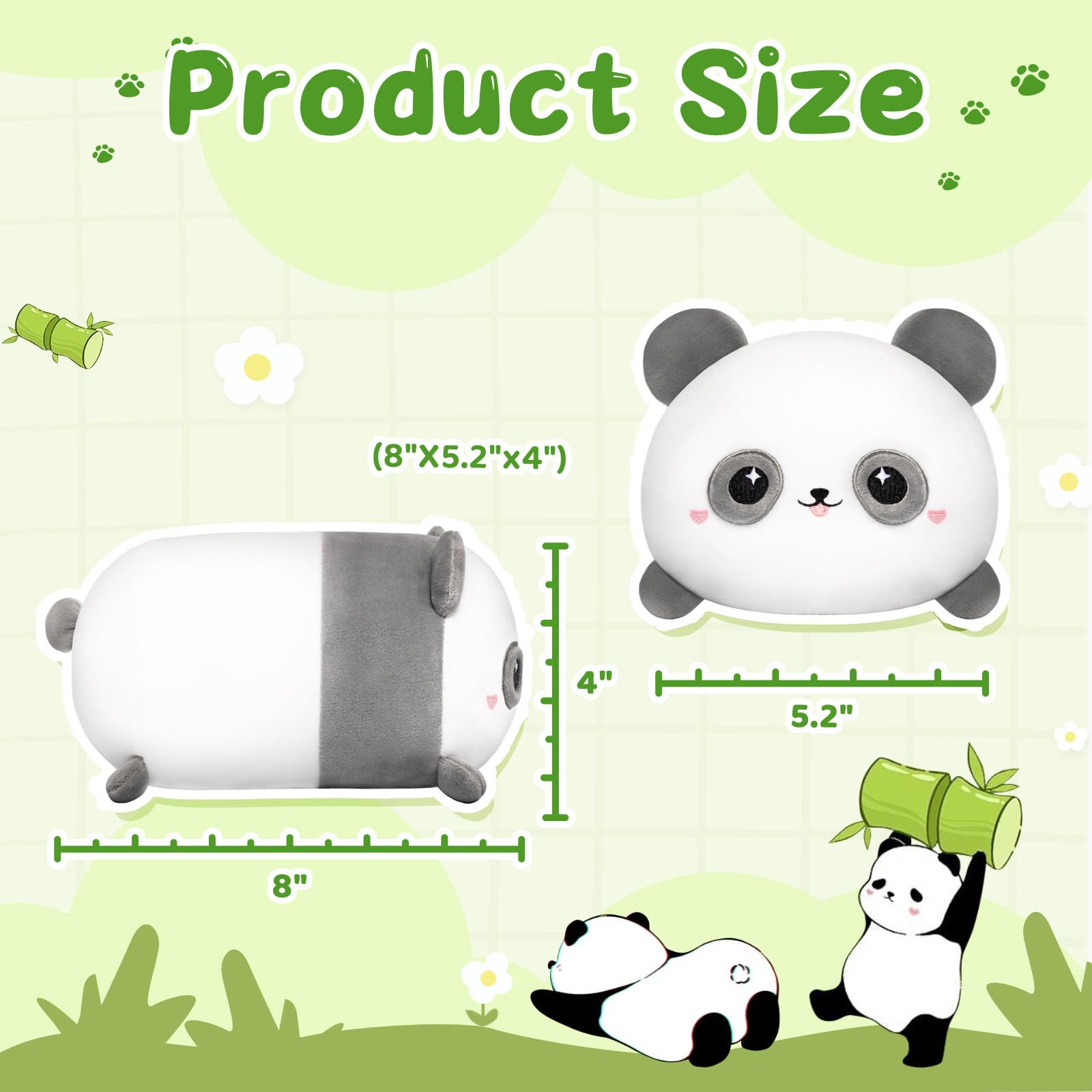 Mewaii Panda Plush, Cute Panda Plushies Toy, Soft