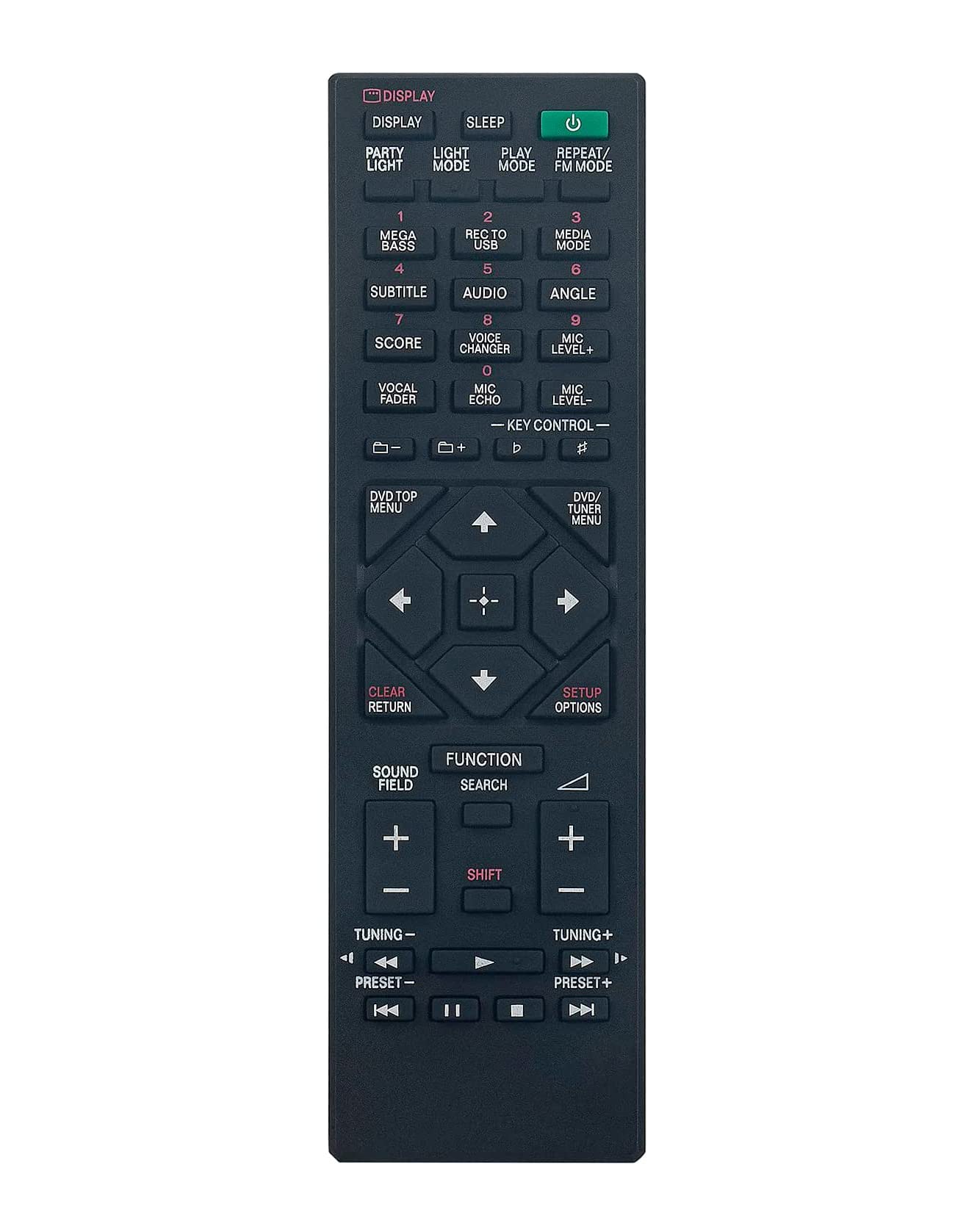 AULCMEET RMT-AM420U Replacement Remote Control Compatible with Sony Home Audio Stereo System MHC-V77DW MHC-V81D MHC-V21D MHC-V41D MHC-V71D MHC-V42D MHC-V72D