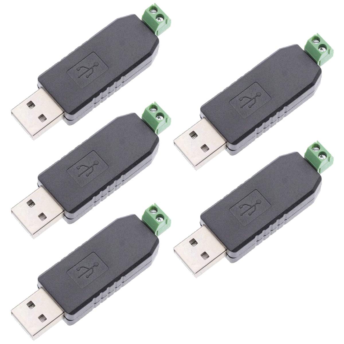 YOUMILE 5pcs CH340 USB To RS485 485 Converter Adapter Module For Win7/Linux/XP/Vista