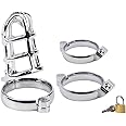 Cock Cages Male Chastity Device Tease Locked Penis Cage with 3 Rings for Penis Exercise Sex Bondage Adult Sex Toys for Men Romi