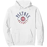 NBA Official Detroit Pistons Bandwidth Pullover Hoodie