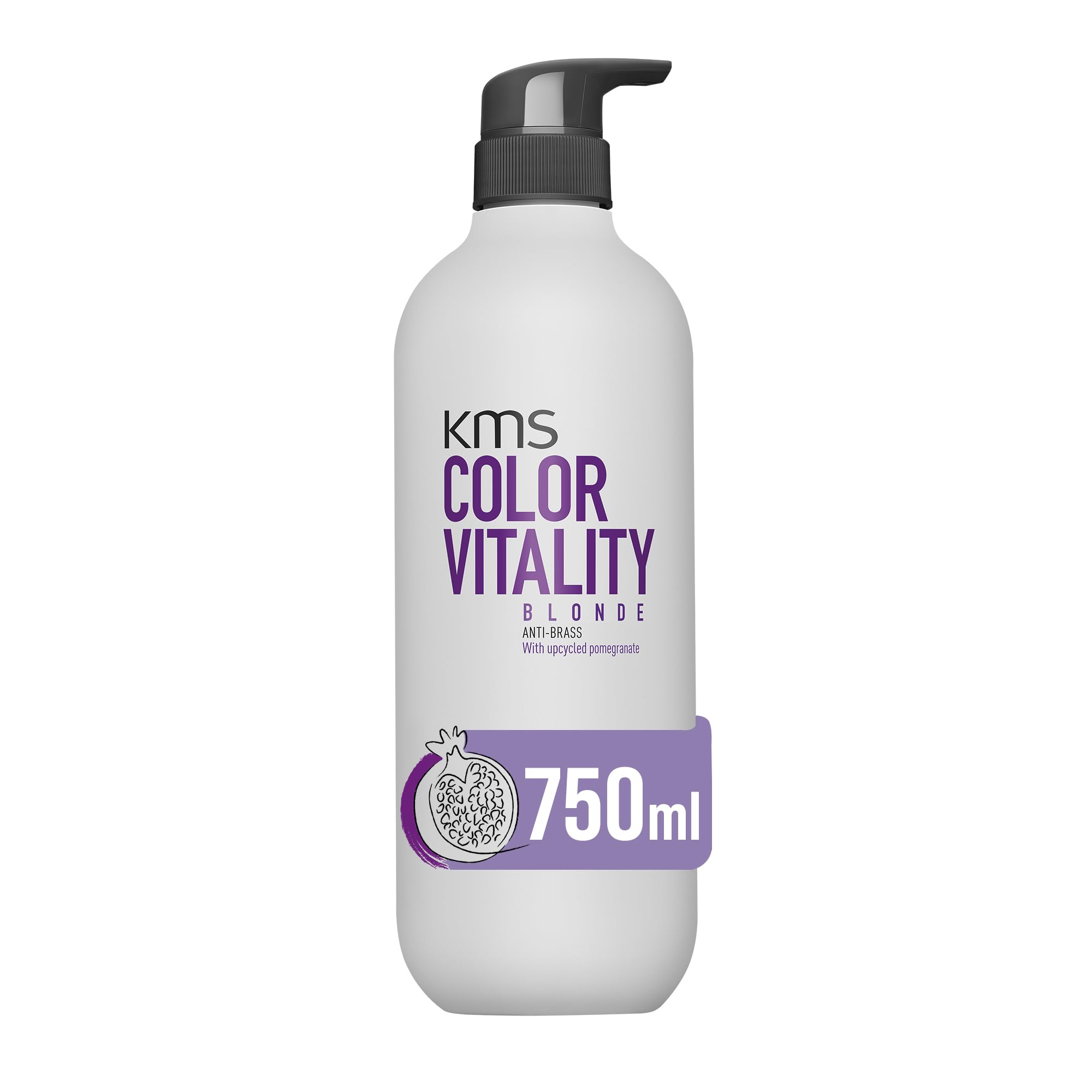 KMS ColorVitality Blonde Shampoo, For Blonde Hair, Color Protection & Shine, Vegan & PETA Approved, 750ml