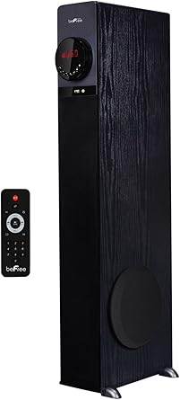 befree sound bluetooth powered tower speaker