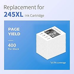 245XL Ink Cartridges Replacement for Canon 245XL